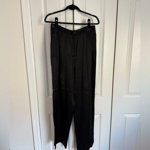 Reformation Women's Black Wide Leg Pants